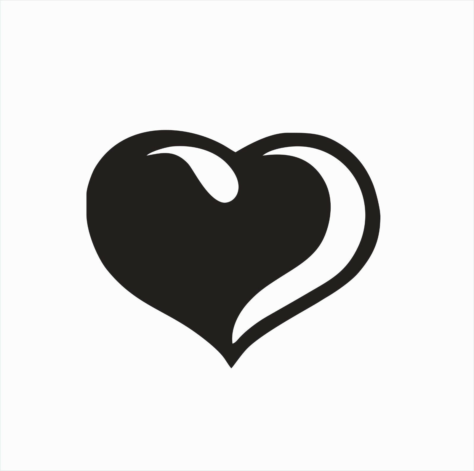 Heart Love Vinyl Die Cut Car Decal Sticker