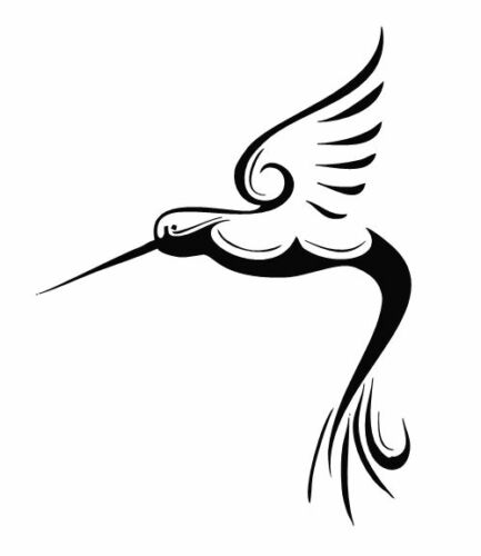 Hummingbird Vinyl Sticker Decal