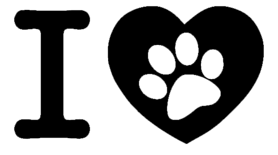 I Love Animals Heart Decal Vinyl Sticker Cars Trucks Walls Laptop Fridge