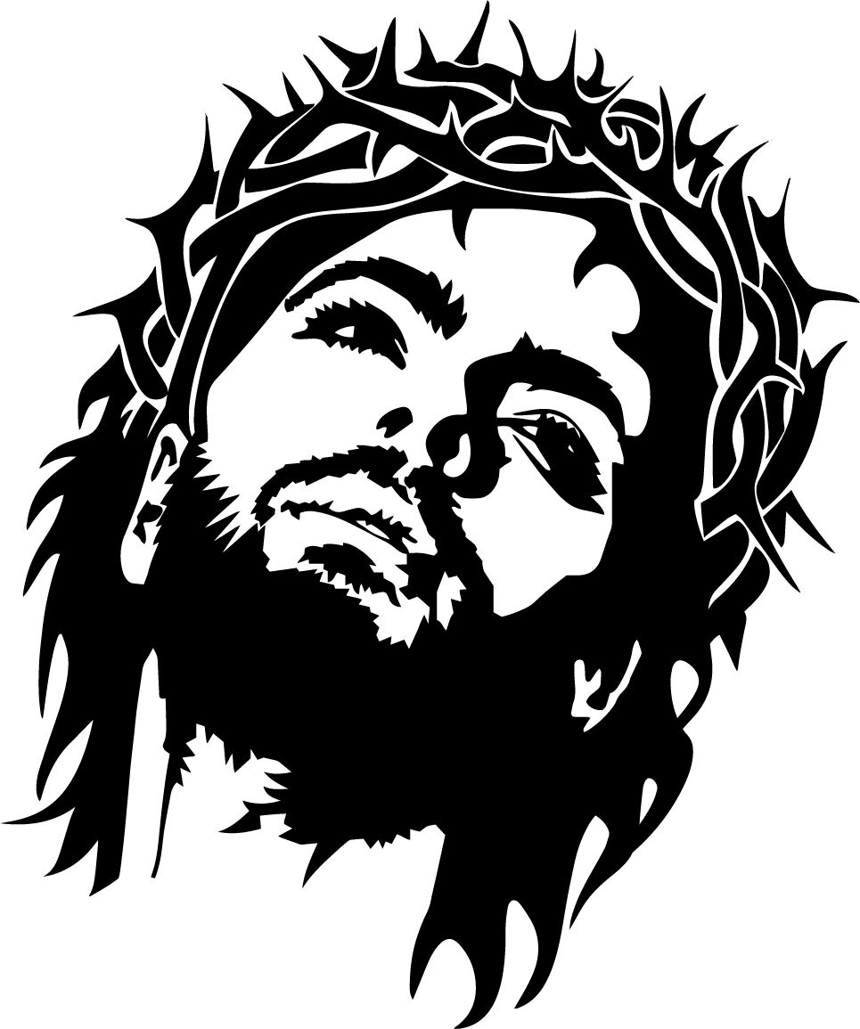 Jesus vinyl decal sticker christian christ religious catholic