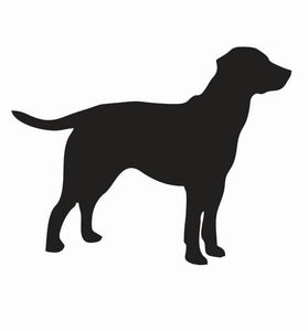 Labrador Retriever Lab Dog Vinyl Decal   Logo Car Window Sticker phone