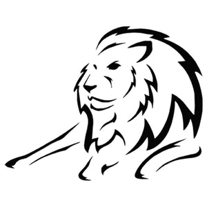 Lion Head Animal Novelty Sticker Car Window Door Laptop Windscreen Vinyl Decal