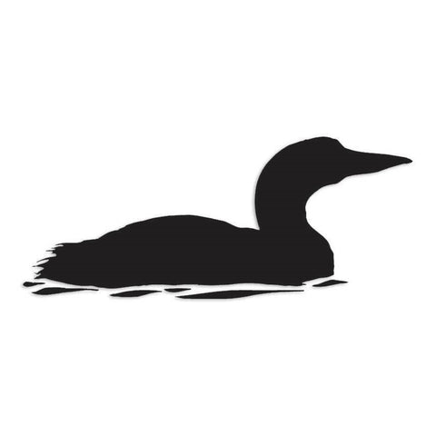 Loon Diver Duck Decal Sticker