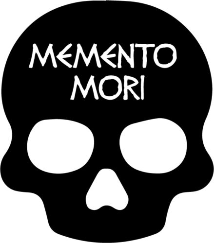 Memento Mori vinyl decal remember that you have to die latin nihlism philosphy