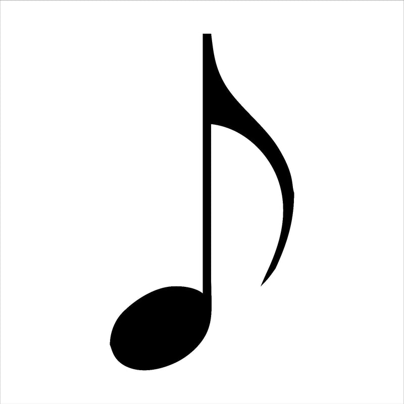 Music Note Decal Sticker Choir Orchestra Band