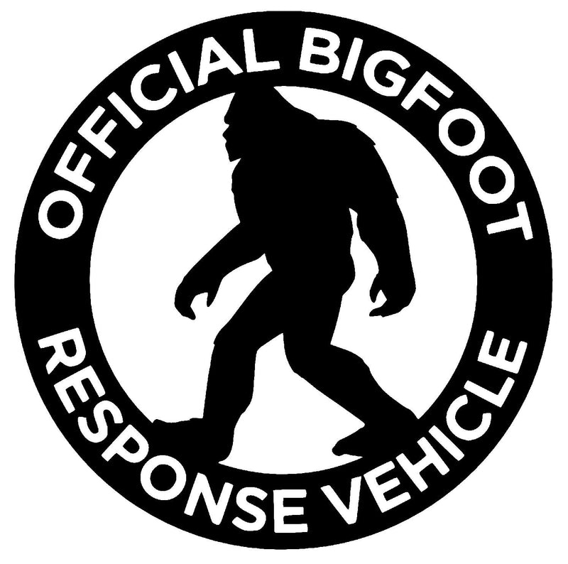 Official Bigfoot Response Vehicle Decal Vinyl Sticker Sasquatch Finding bigfoot