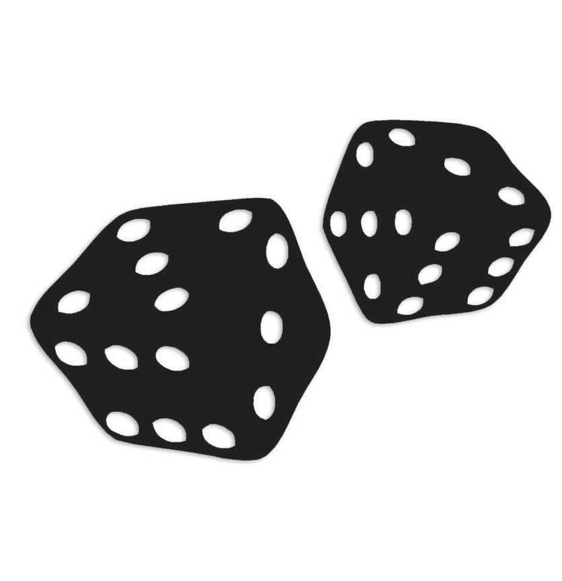 Pair Of Dice Die Decal Sticker