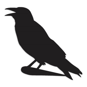 Perching Crow Magpie Raven Decal Sticker