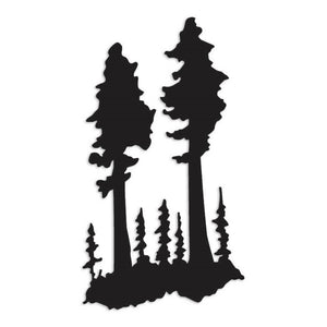 Pine Trees Art Drawing Decal Sticker