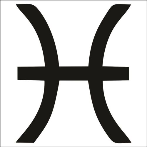 Pisces Zodiac Large Decal Sticker Astrology Horoscope