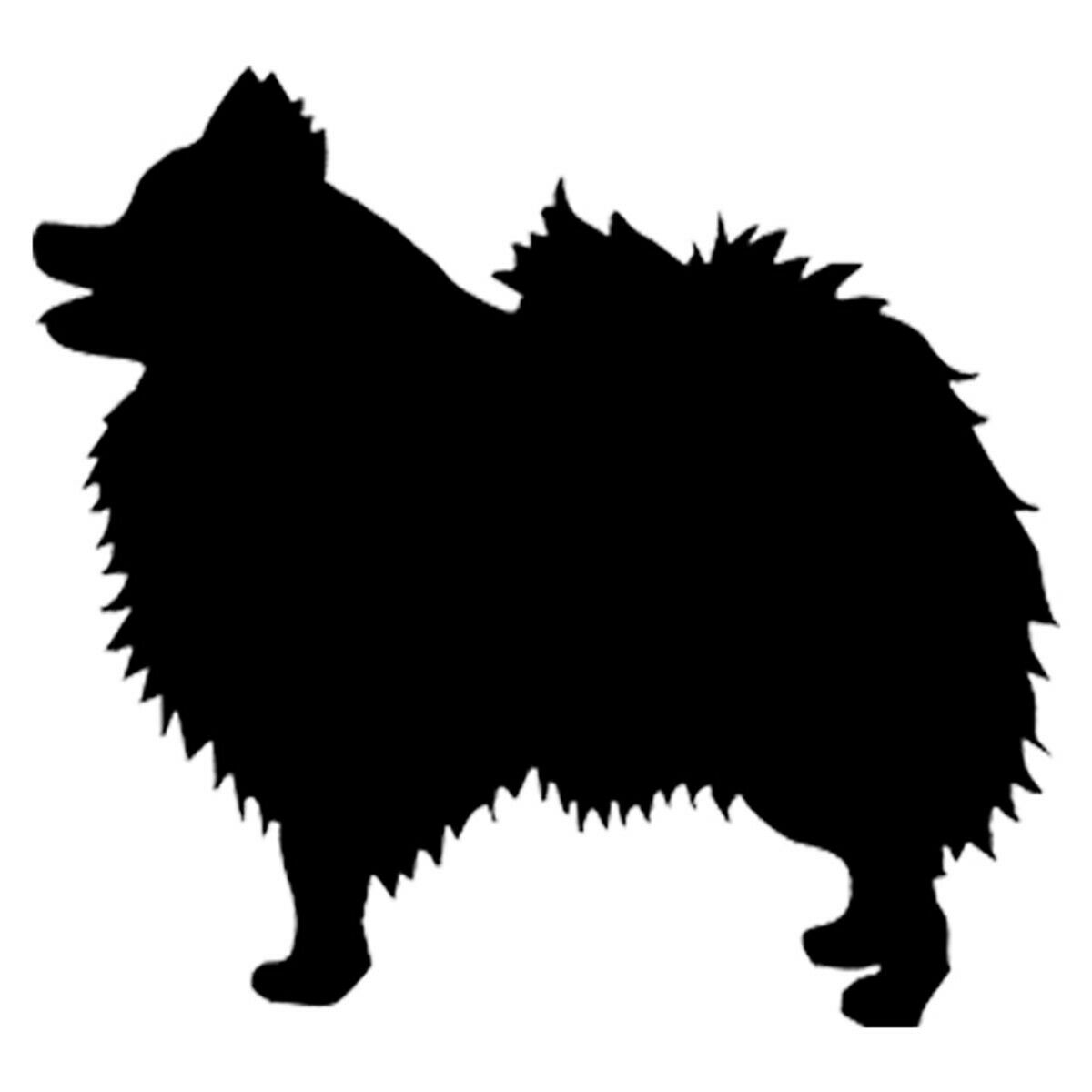 Pomeranian Dog Vinyl Decal Car Window Reflective Removable Sticker Wall Decor