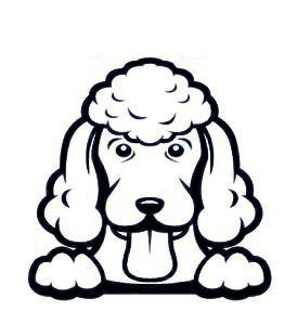 Poodle Standard Poodle Decal Vinyl Sticker Cars Trucks Vans Walls Laptop