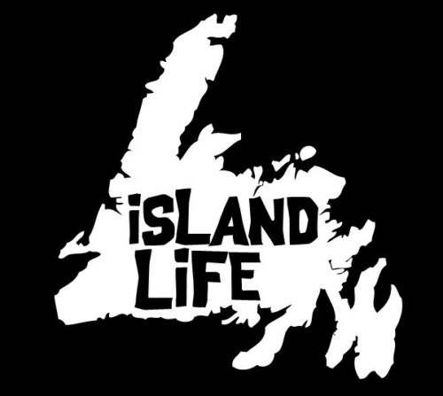 Province of Newfoundland Island Life Car Decal
