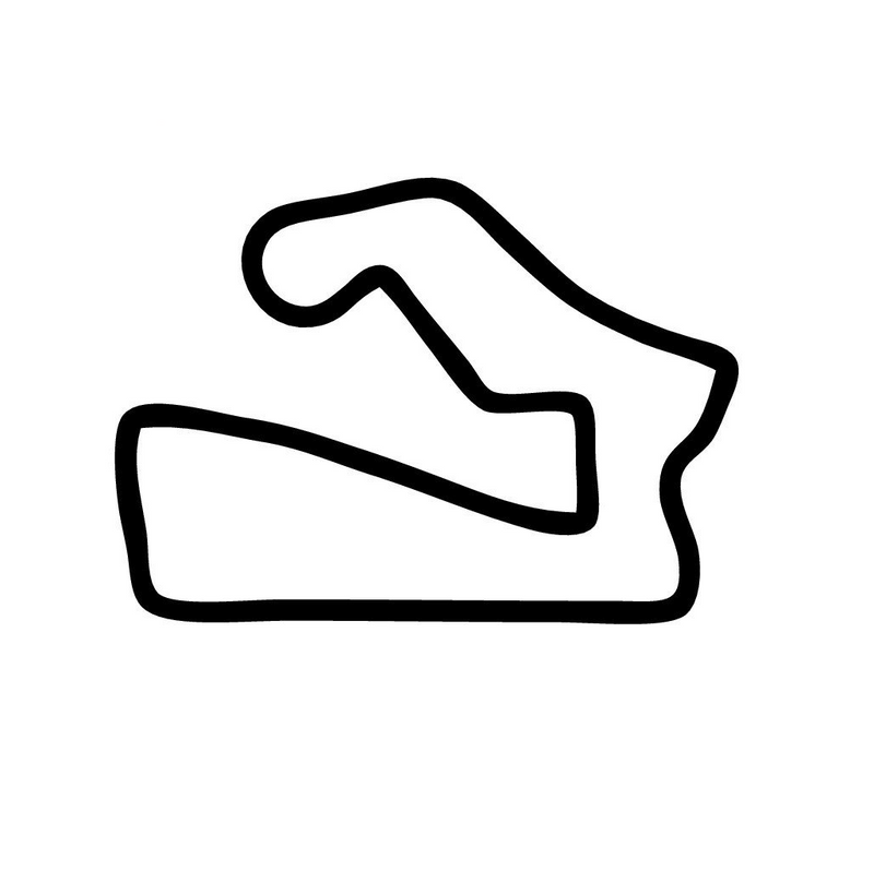 Road America Decal Race Track Decals Outline Sticker Helmet Car