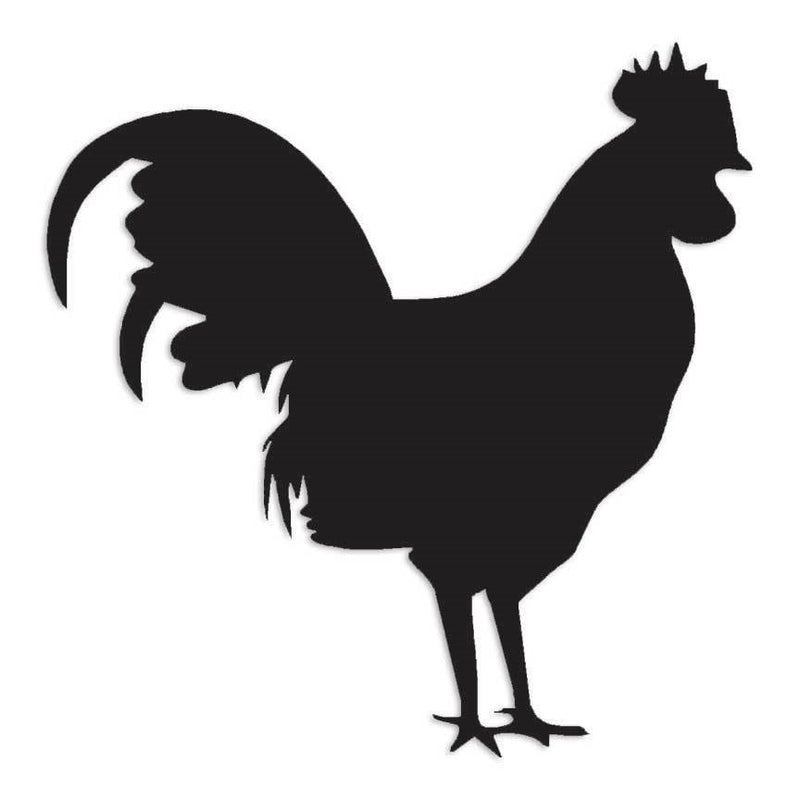 Rooster Chicken Decal Sticker