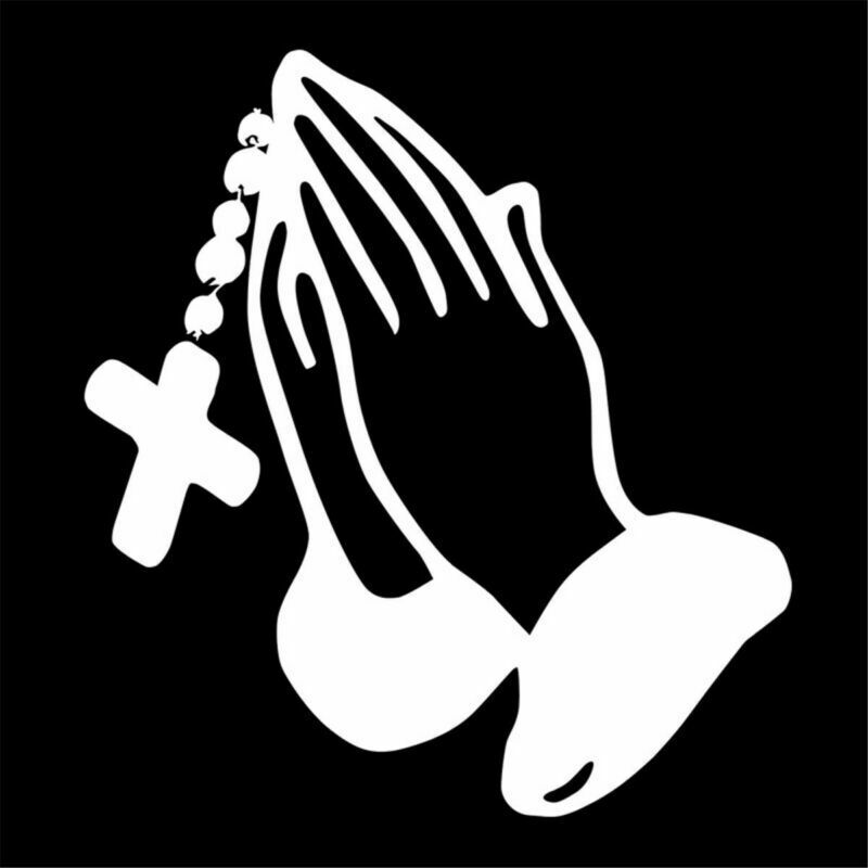 Rosary Beads with Hands Pray
