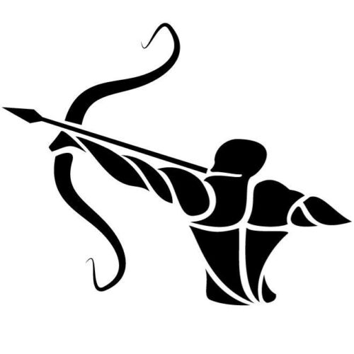 Sagittarius Symbol Car Decal Sticker