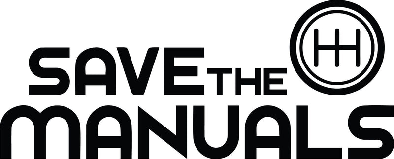 SAVE THE MANUALS decal sticker shift stick