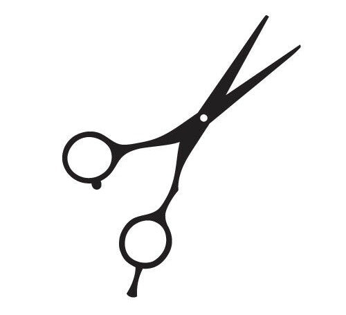 Scissors Barber Hair Dresser Stylist Salon Window Vinyl Decal Sticker