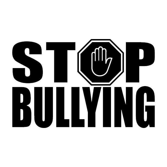 Stop Bullying Stand Up Custom Cut Vinyl Decal Sticker