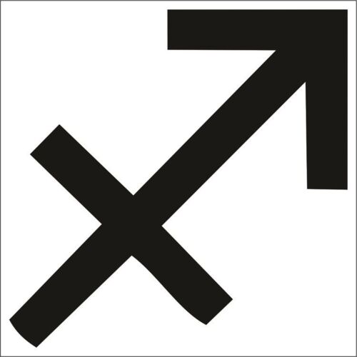 Sagittarius Zodiac Large Decal Astrology Horoscope