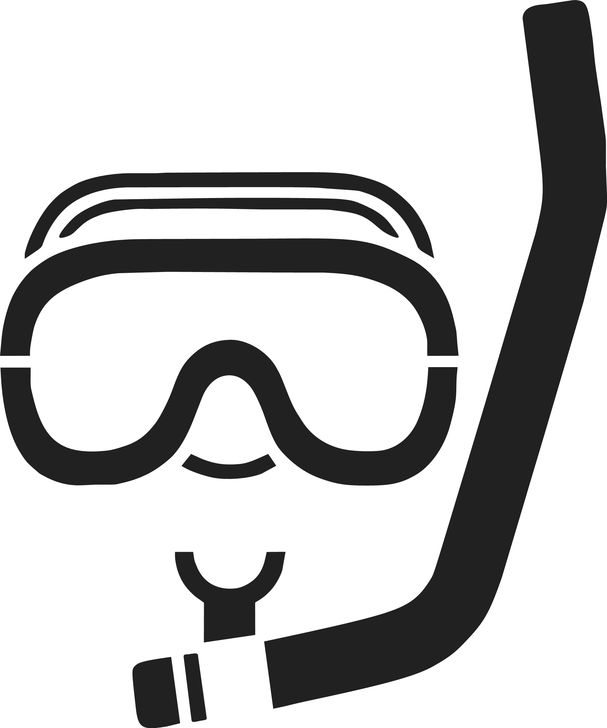 Scuba Diving Mask Sport Decal Sticker – Decals Hut