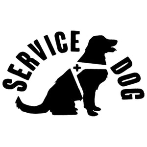 Service Dog Wall Stickers Car Window Door Auto Truck Removable Vinyl Decal Decor