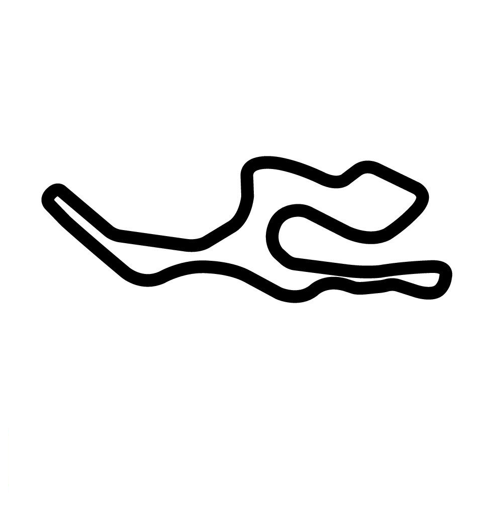 Sonoma Infineon Raceway Decal Race Track Decals Outline Sticker Helmet ...