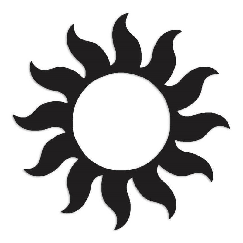 Sun Art Decal Sticker