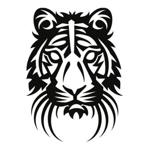Tiger decal sticker for Car Truck Window computer wall laptop cat bengal tribal