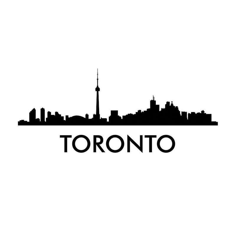 Toronto Skyline Wall Laptop Decal Sticker GTA The Six Downtown Car Window