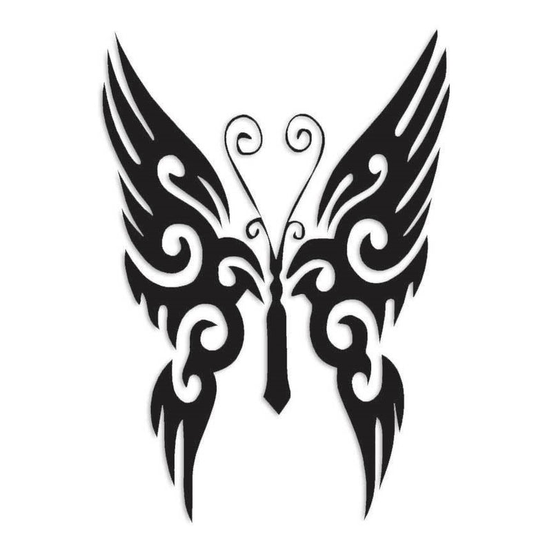 Tribal Butterfly Decal Sticker