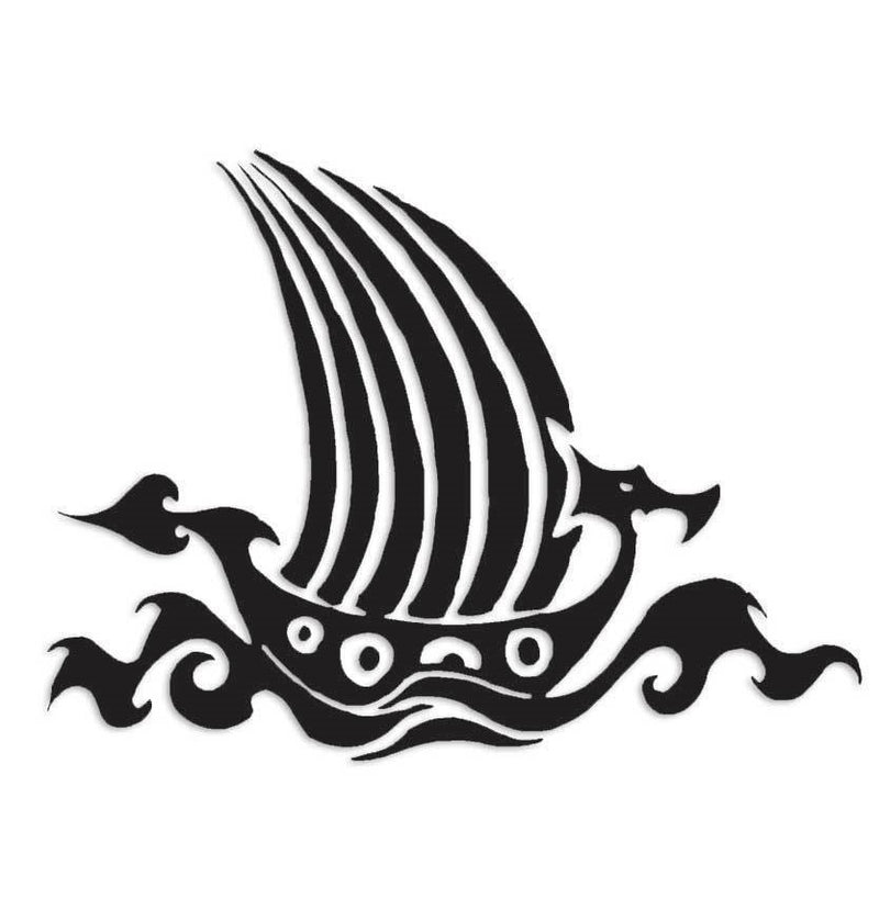 Viking Ship Dragon Boat Decal Sticker