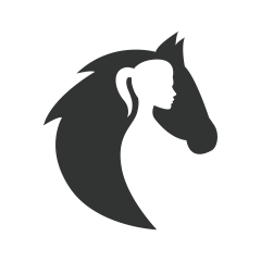 Woman Girl Horse Lover Equestrian Animal Vinyl Decal Sticker