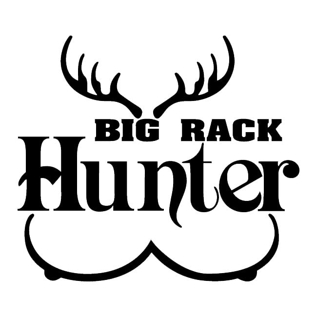big rack hunter deer boobs Sticker Car Window Bumper Door Vehicle Van Truck Laptop Vinyl Decal