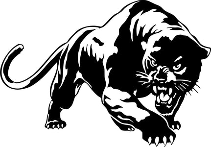 black panther wild cat wall car truck window vinyl sticker decal