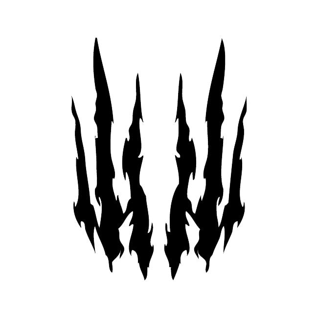 claw marks decal sticker