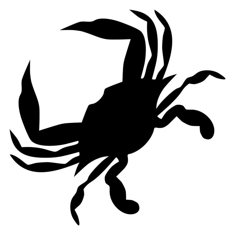 crab car sticker decal 2