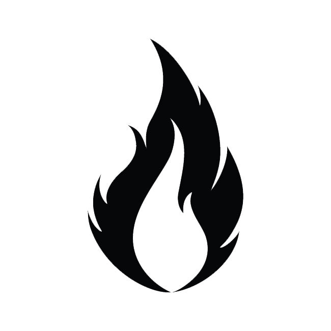 flame decal sticker