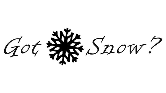 got snow winter car decal sticker