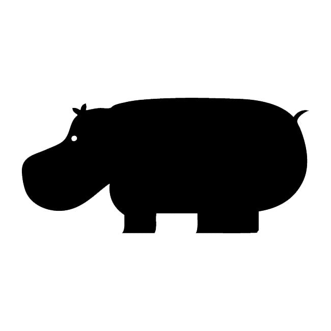 hippo hippopotamus decal sticker