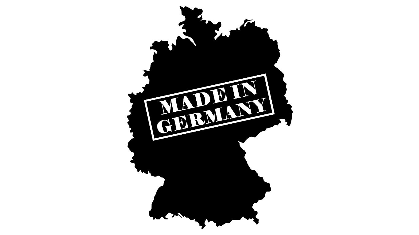 made in germany sticker map