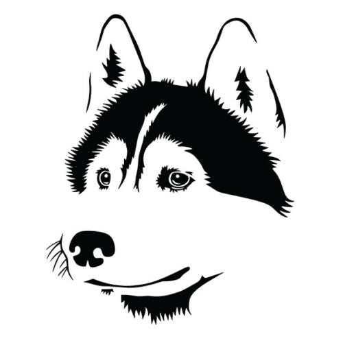 malamute dog vinyl decal sticker for car truck window alaska mirror laptop