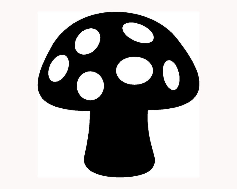 mushroom sticker funny cute car window vinyl decal shroom 1up
